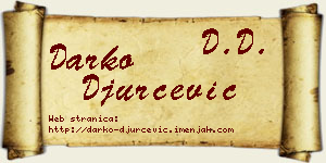Darko Đurčević vizit kartica